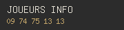 Joueurs Info Service